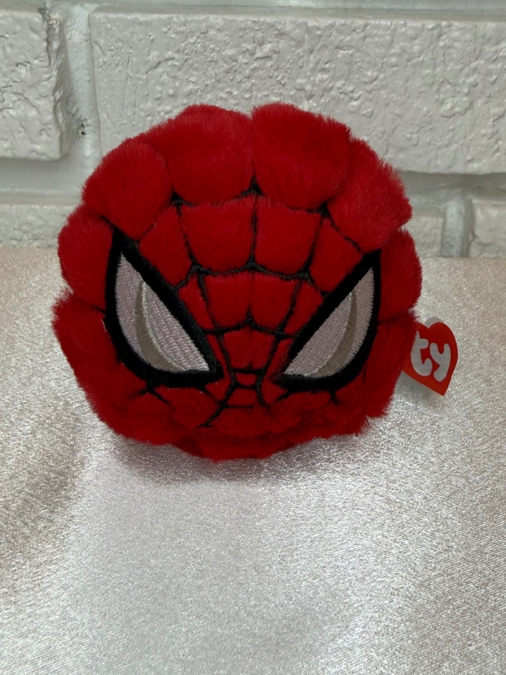 Ty Spiderman Plush Bouncy Ball